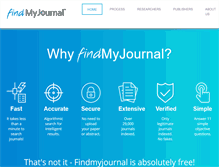 Tablet Screenshot of findmyjournal.com